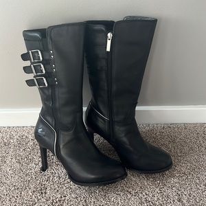 Harley-Davidson black leather boots